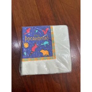 NEW Disney Pocahontas napkins from Party Express 16 count Vintage